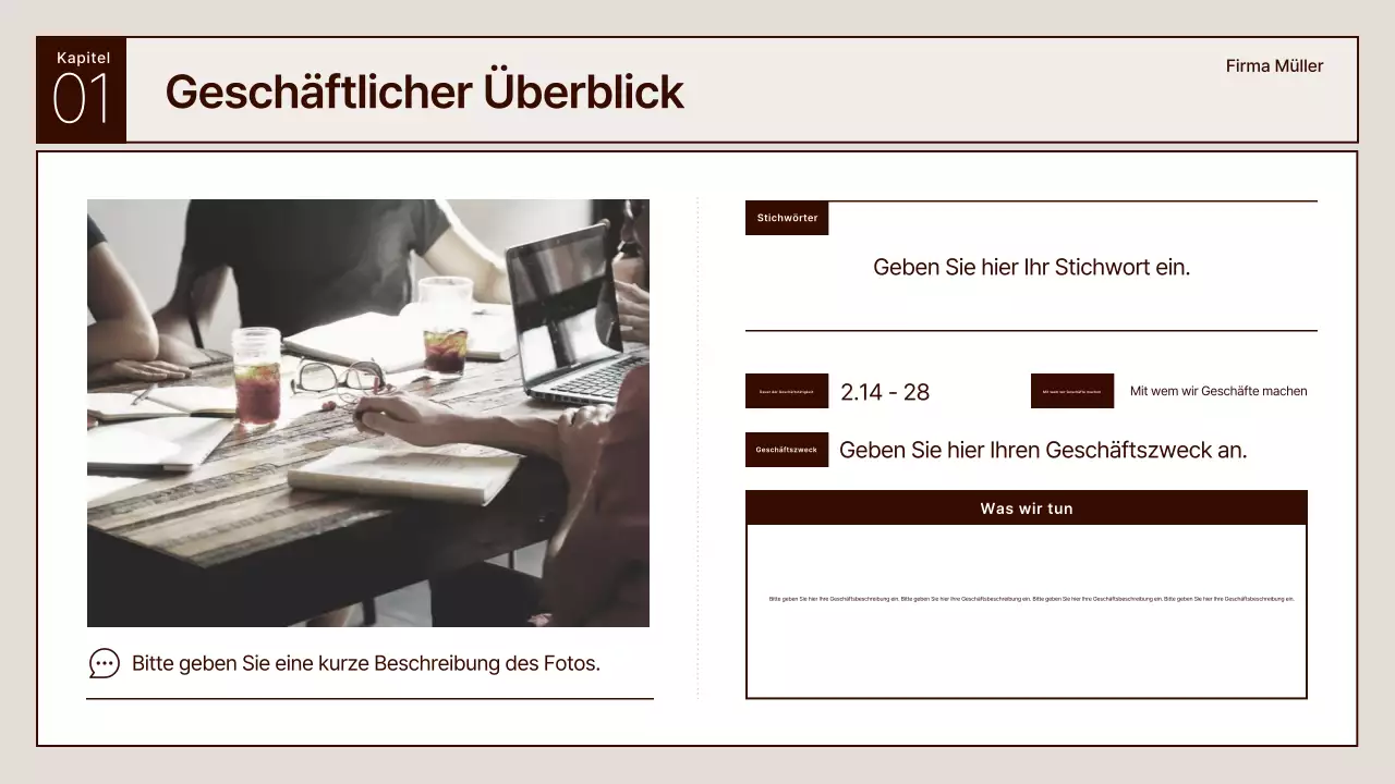 Beige clean report Beschreibung