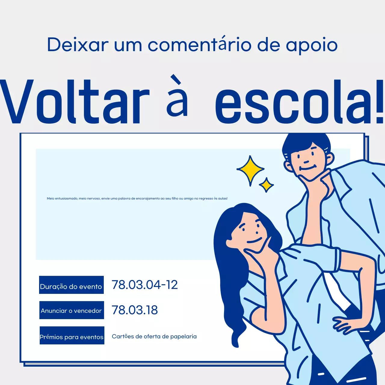 Evento de regresso às aulas da Blue Modern