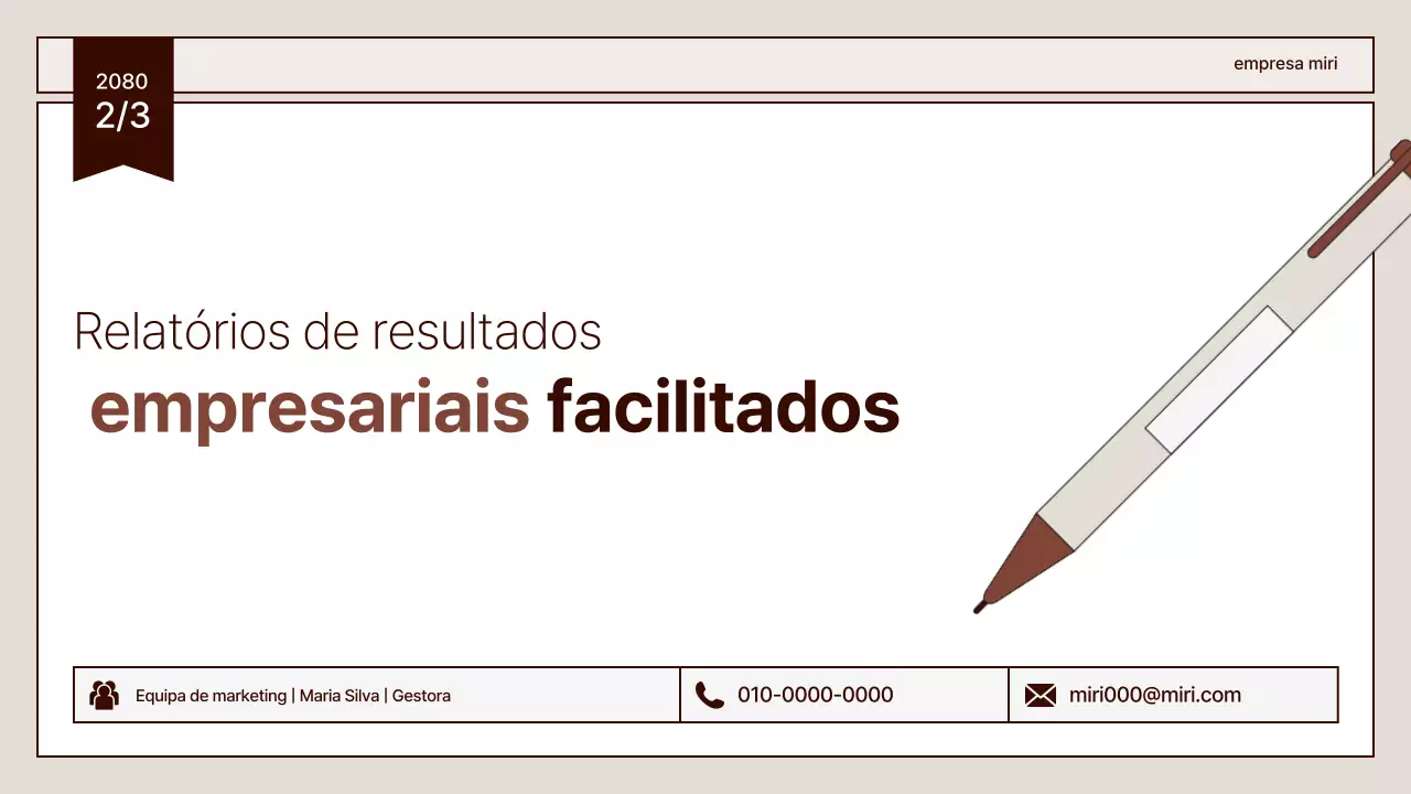 Descrição do relatório Beige clean