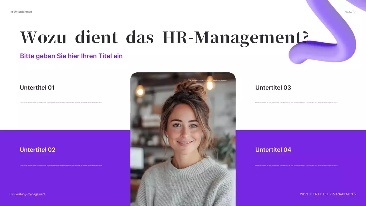 grüne moderne HR-Präsentation