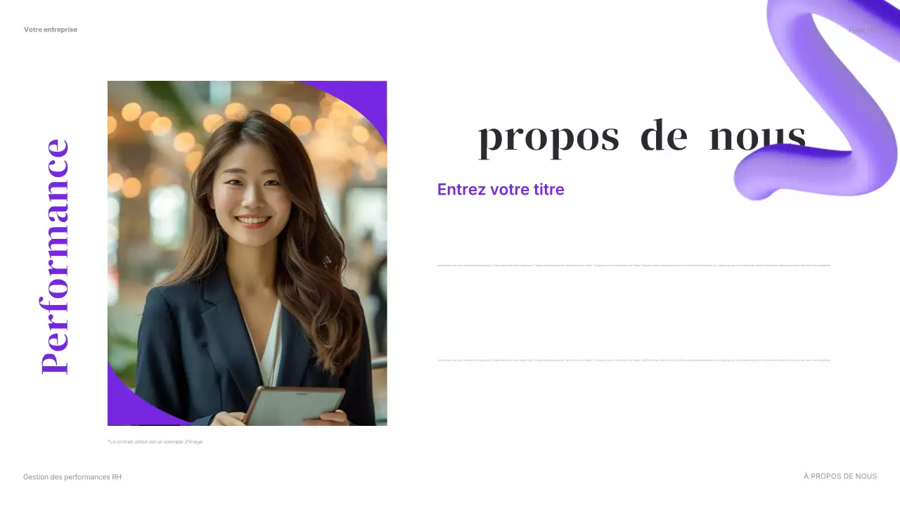 Présentation verte et moderne des RH