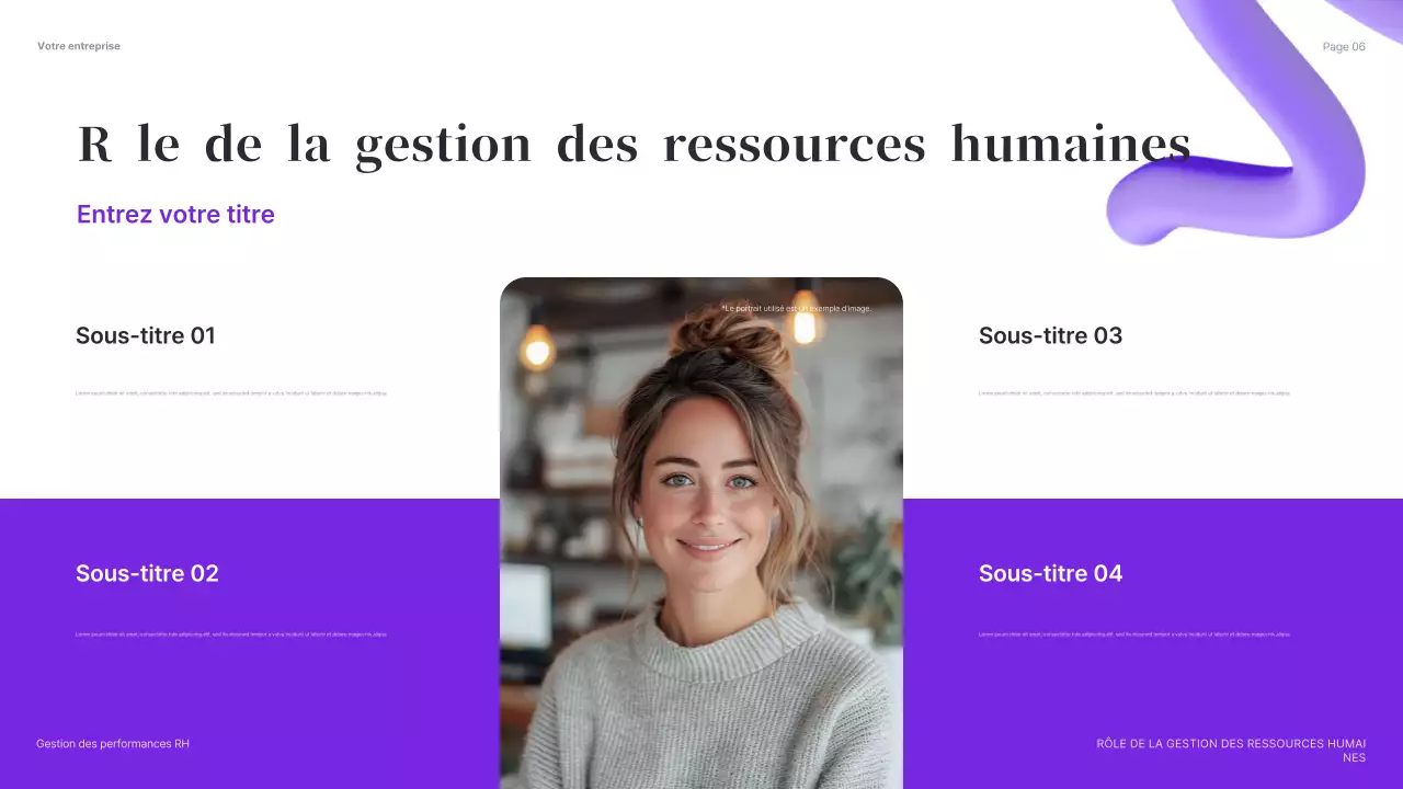 Présentation verte et moderne des RH
