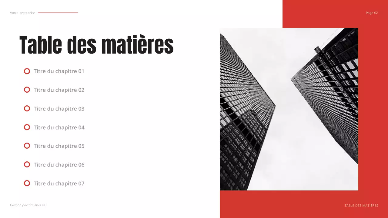 plan d'affaires moderne noir