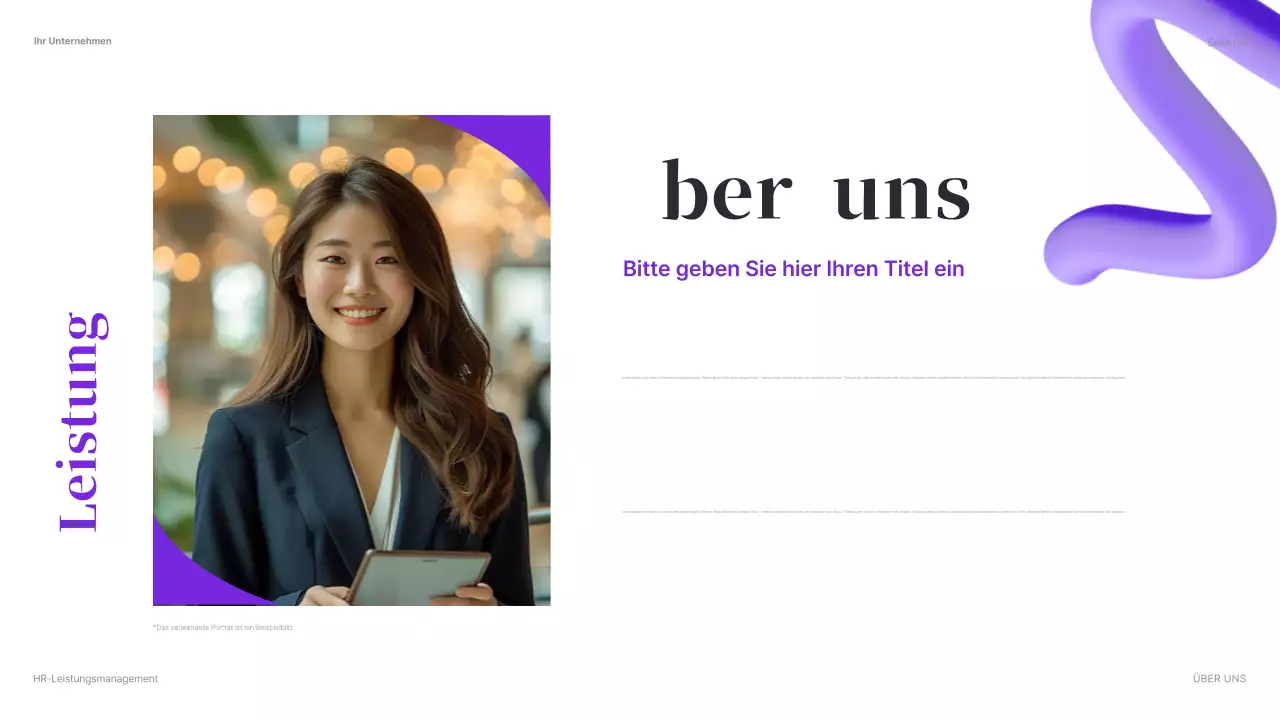 grüne moderne HR-Präsentation