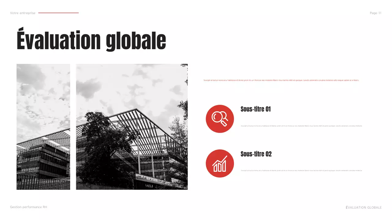 plan d'affaires moderne noir