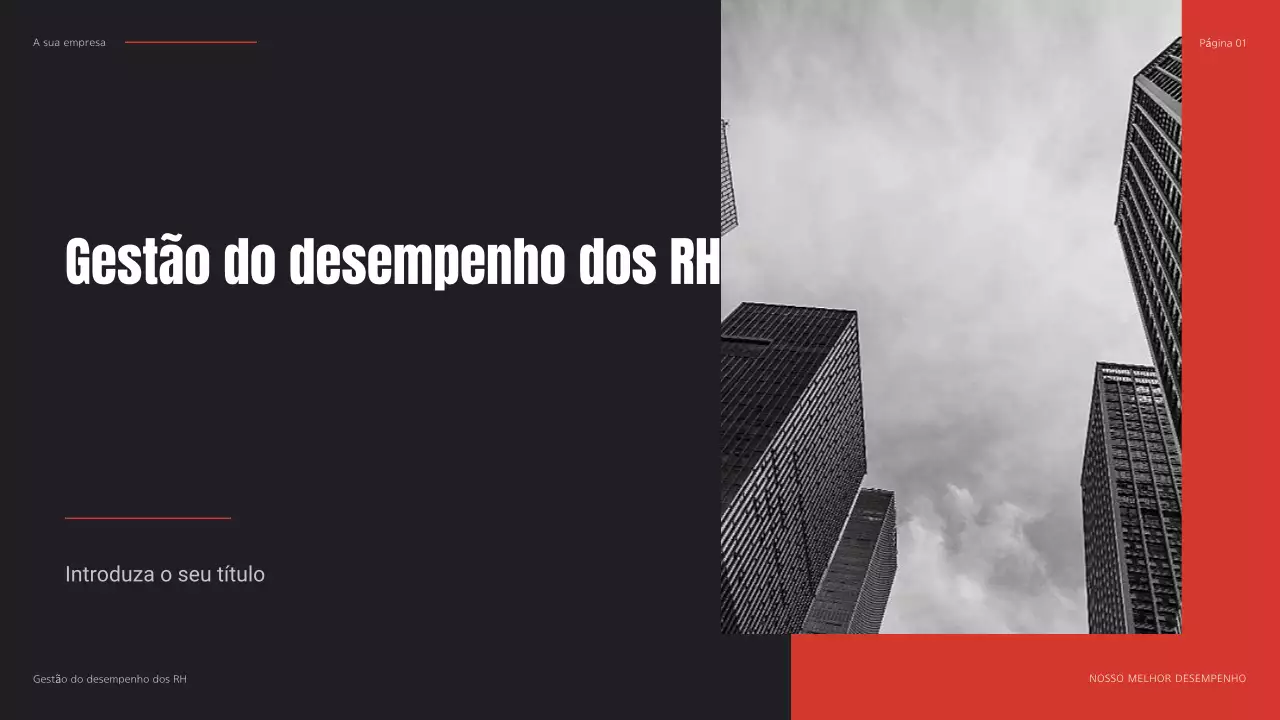 plano de negócios preto moderno