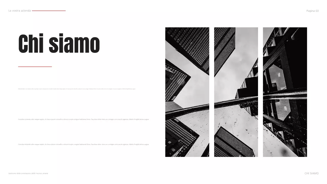 piano aziendale nero moderno