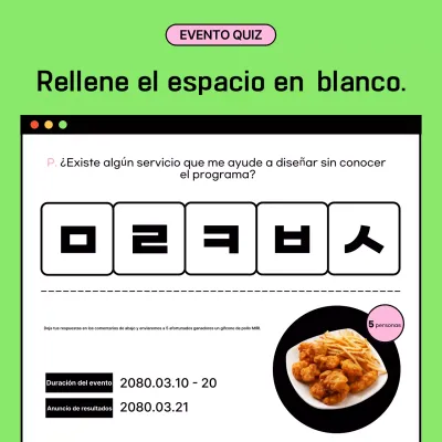 Anuncio del Concurso Moderno Anual