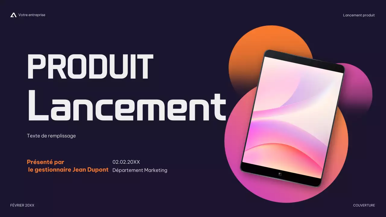 présentation moderne des produits dans la marine