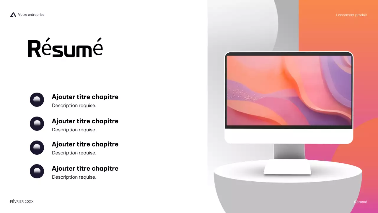 présentation moderne des produits dans la marine