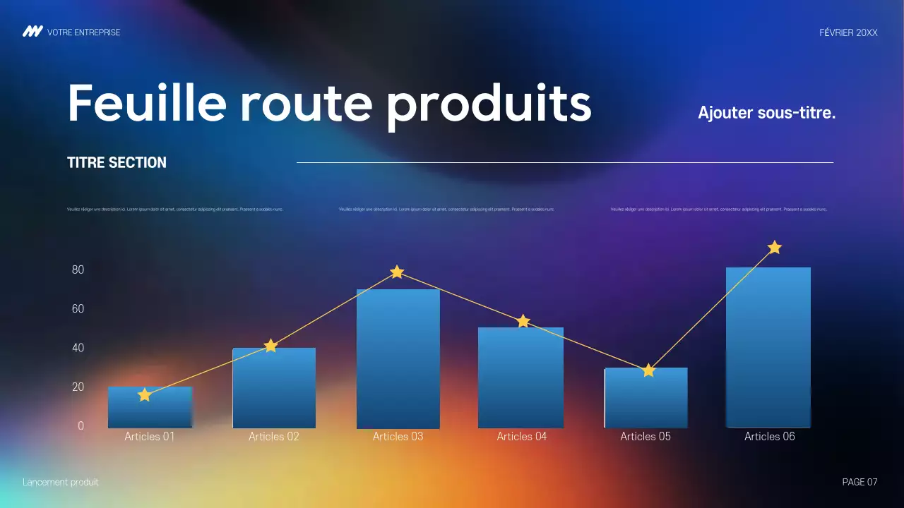 annonce de la technologie moderne arc-en-ciel