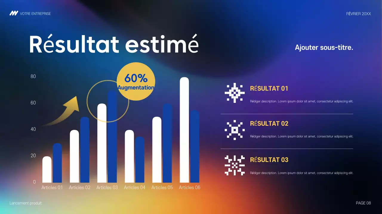 annonce de la technologie moderne arc-en-ciel
