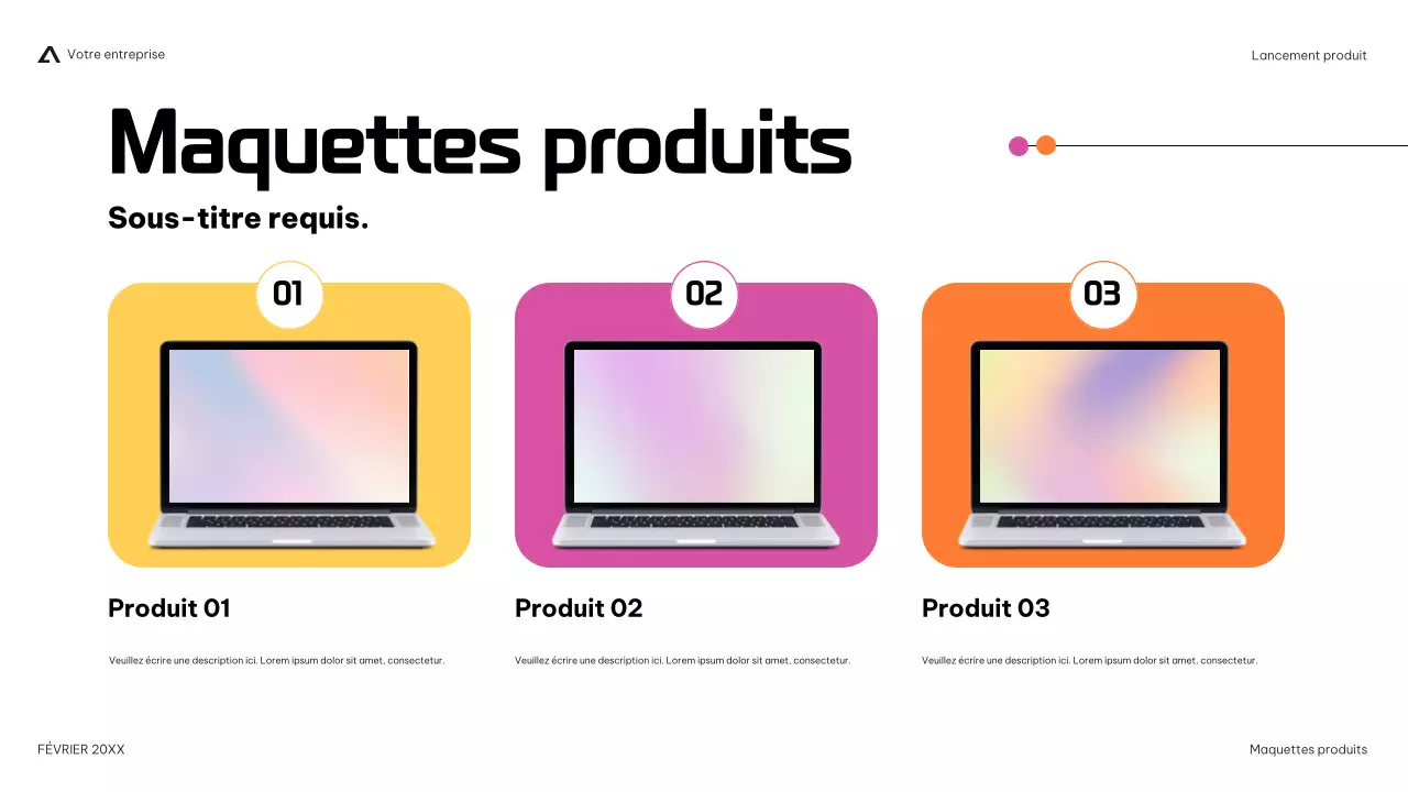 présentation moderne des produits dans la marine