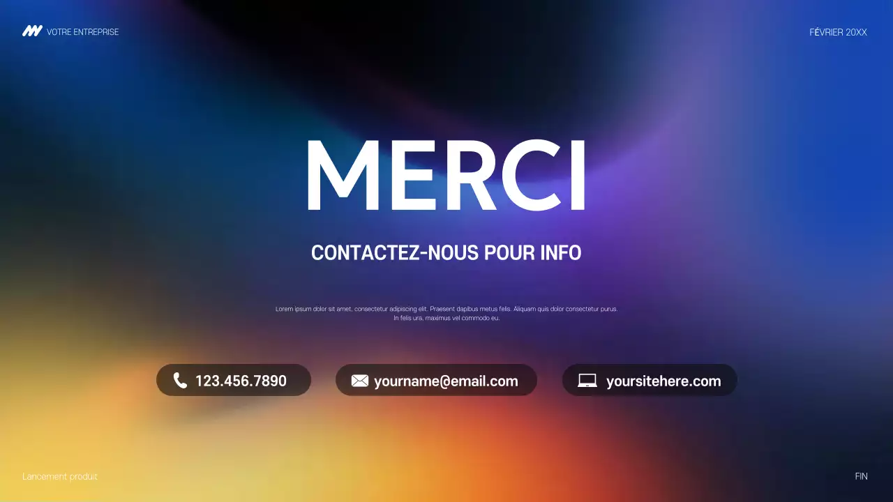 annonce de la technologie moderne arc-en-ciel