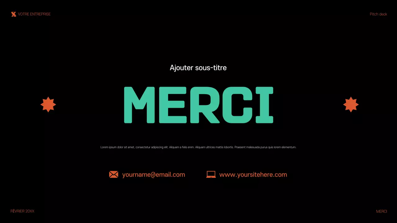 l'argumentaire de vente moderne et noir