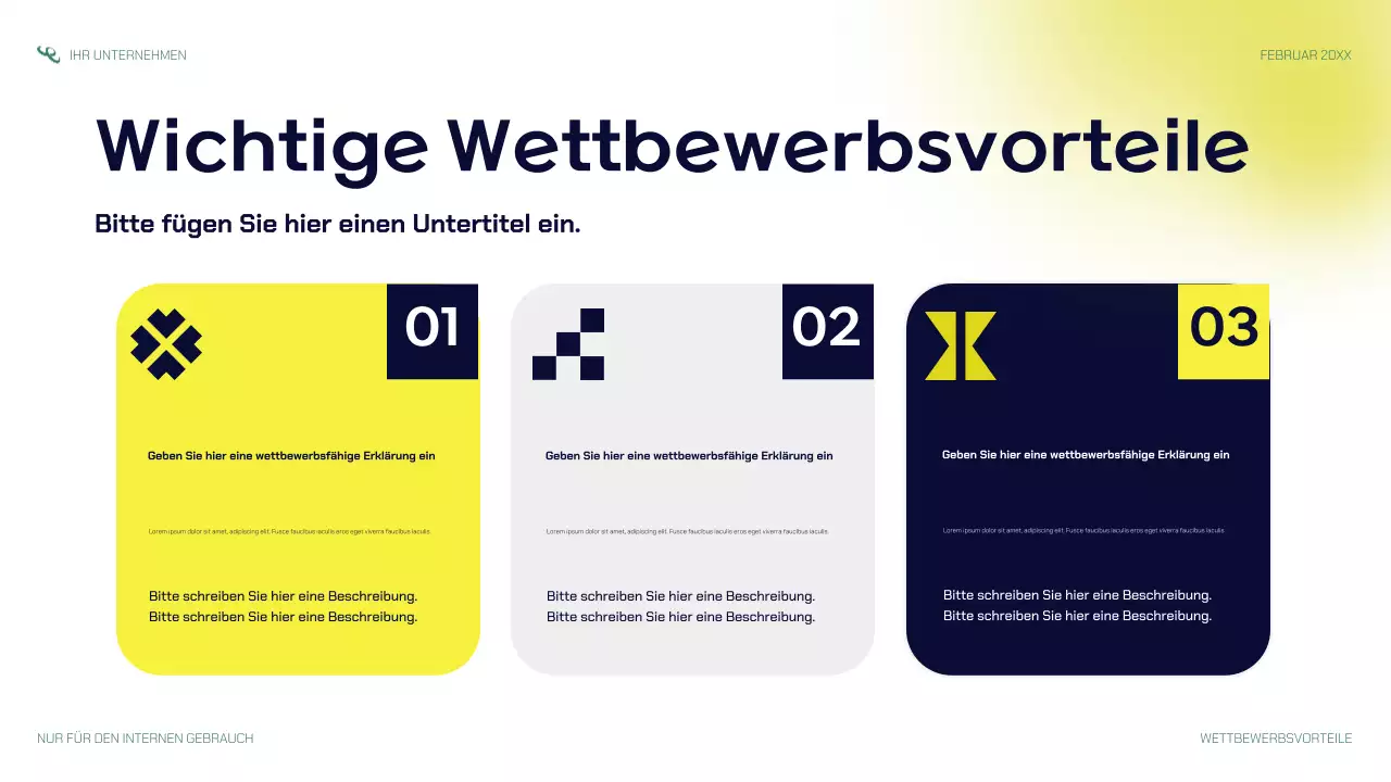 navy modern startup Präsentation