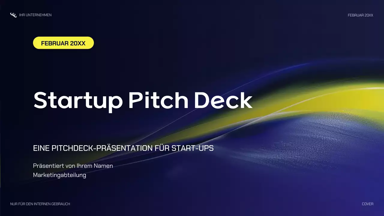 navy modern startup Präsentation