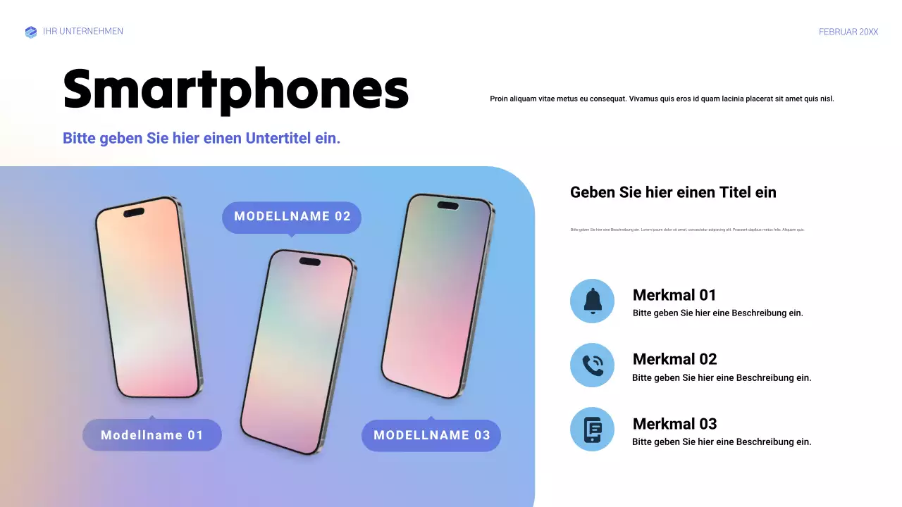 blue modern tech ankündigung