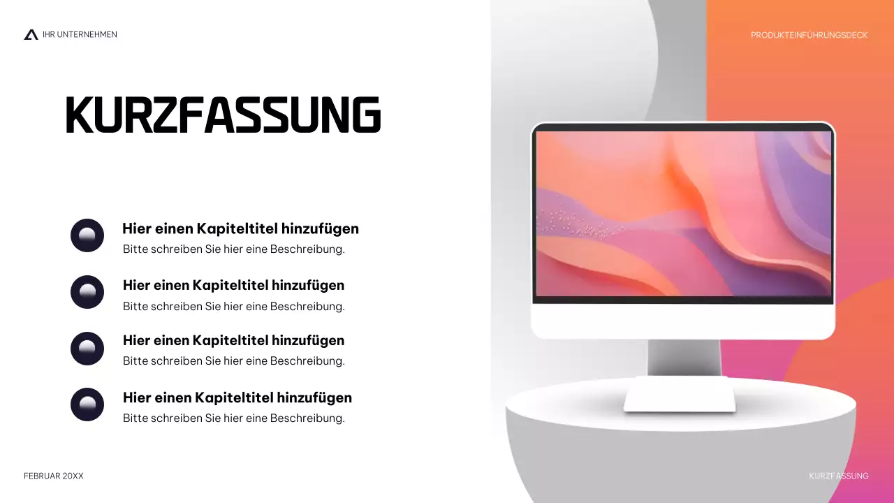 moderne Produktpräsentation in der Marine