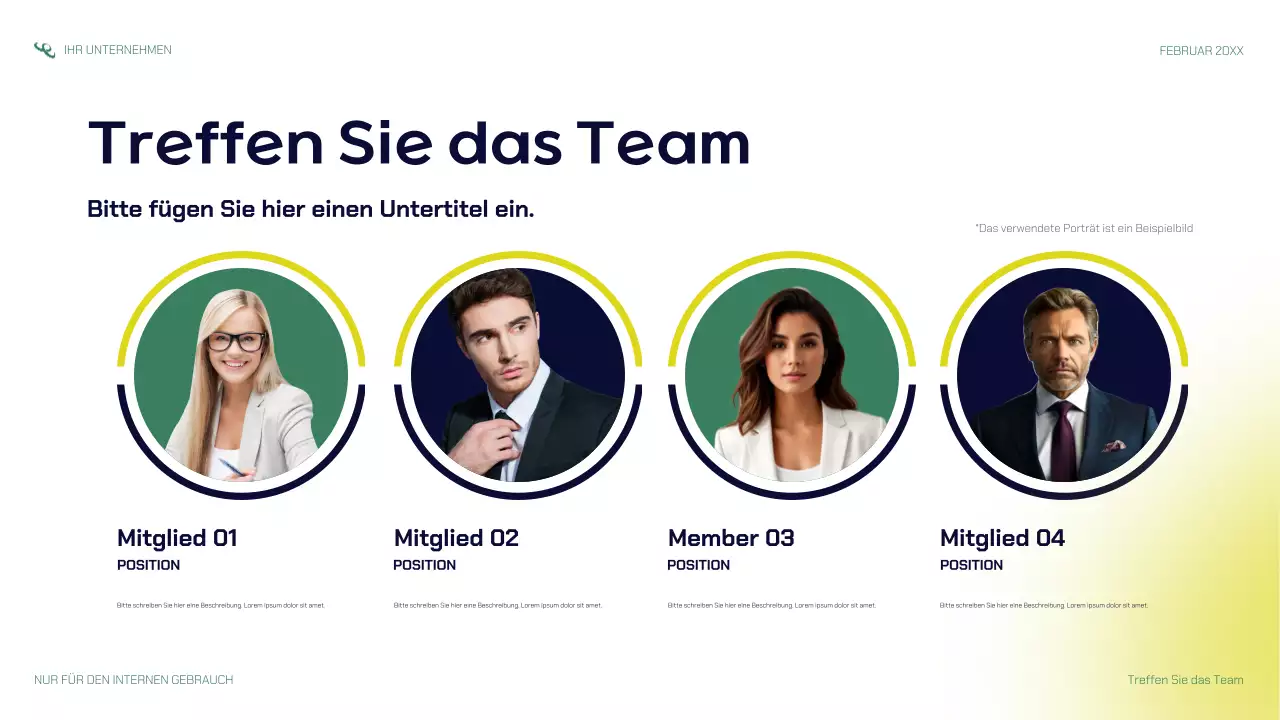 navy modern startup Präsentation