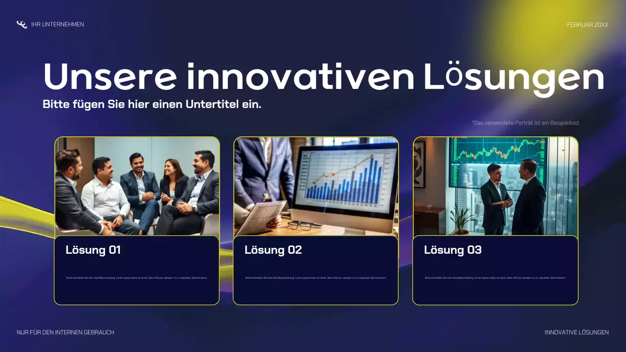 navy modern startup Präsentation