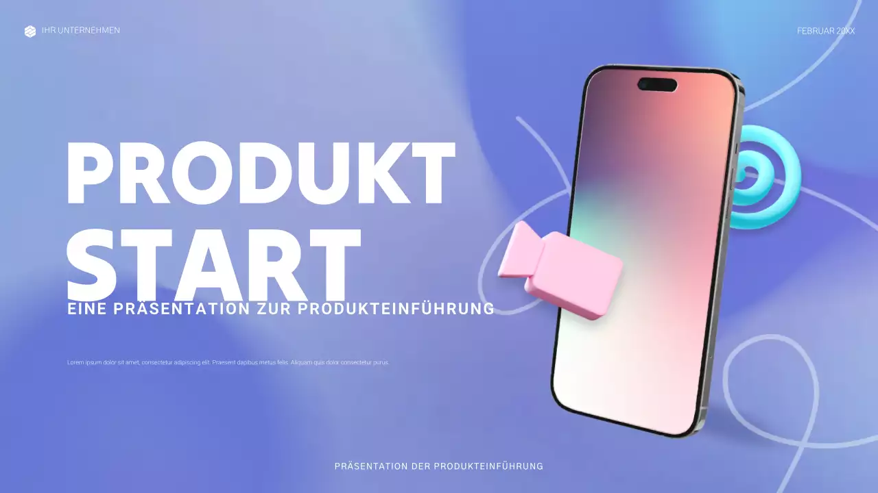 blue modern tech ankündigung