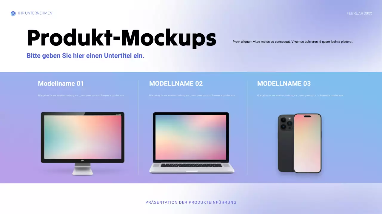 blue modern tech ankündigung