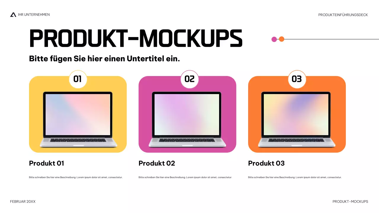 moderne Produktpräsentation in der Marine