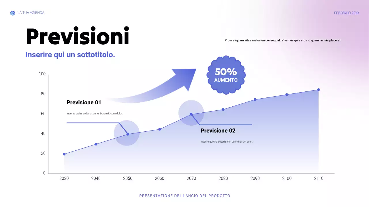 annuncio di blue modern tech