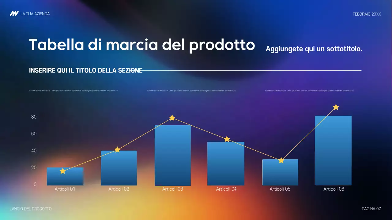 annuncio di rainbow modern tech