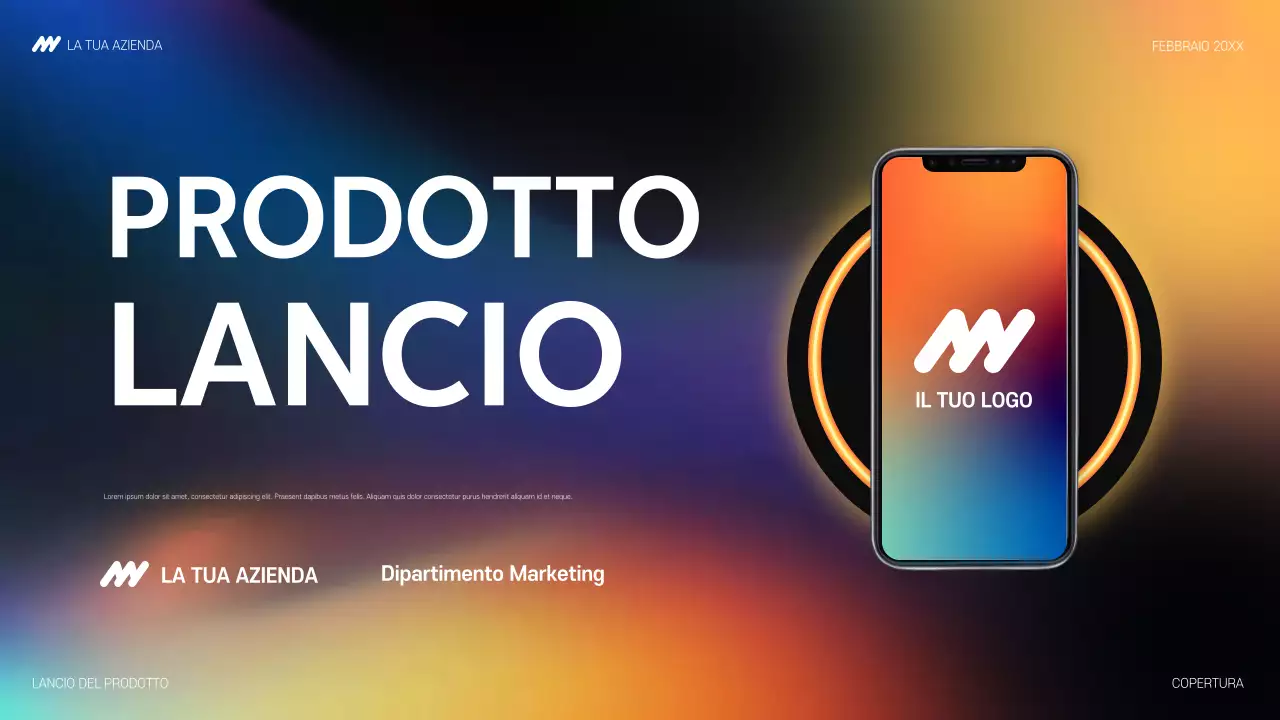 annuncio di rainbow modern tech