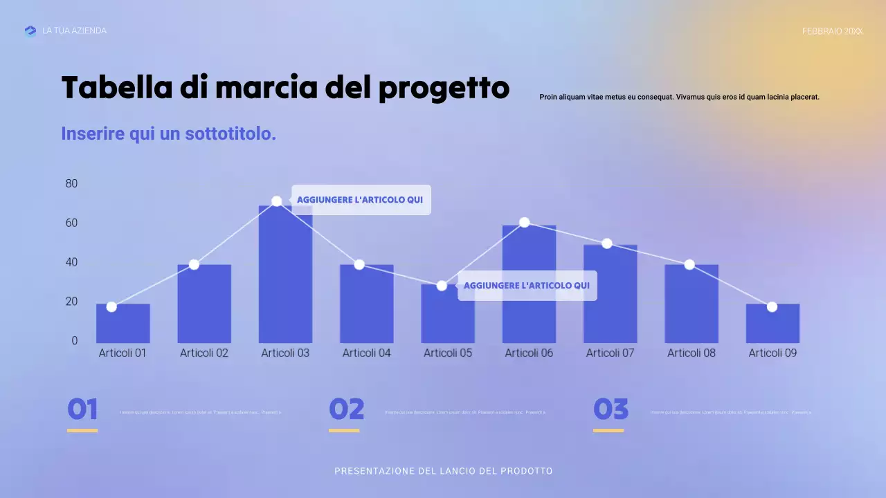 annuncio di blue modern tech