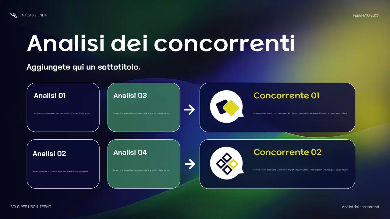 presentazione di una startup moderna della marina