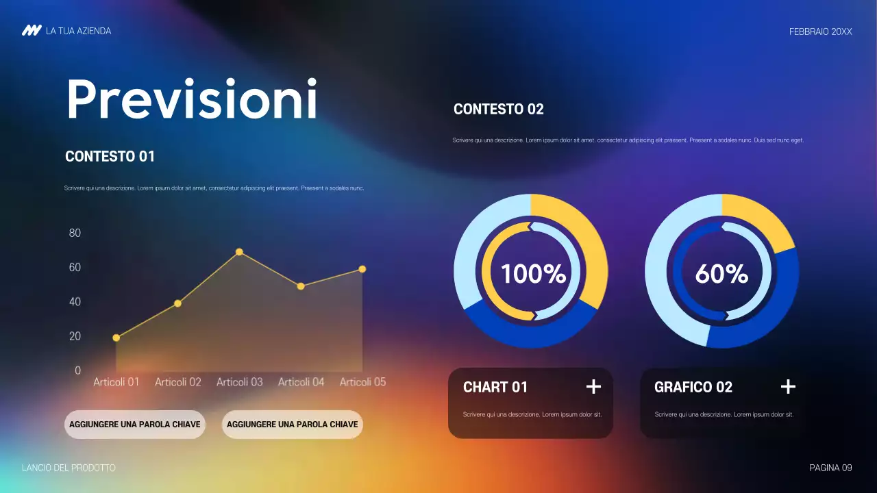 annuncio di rainbow modern tech