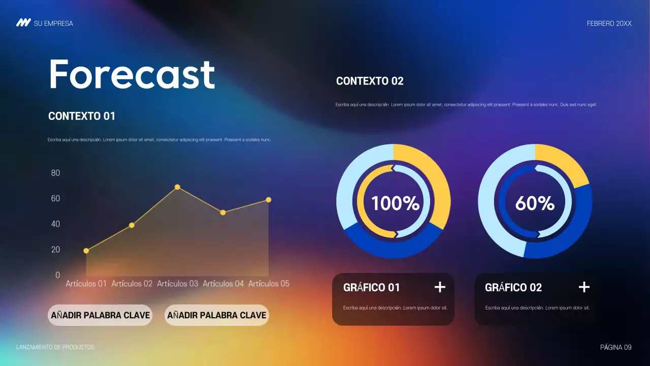 anuncio rainbow modern tech