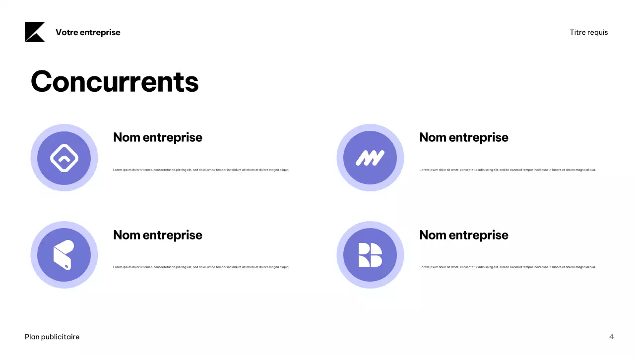 Document sur le plan de publicité moderne de la marine