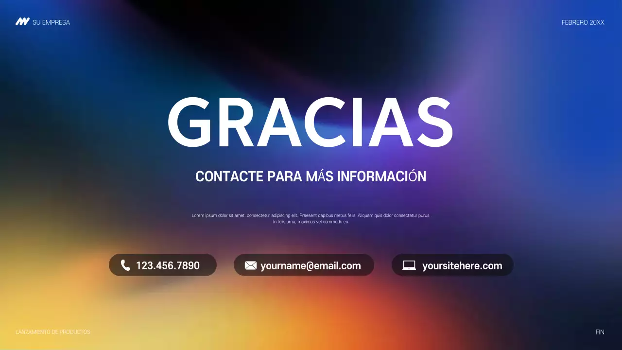 anuncio rainbow modern tech