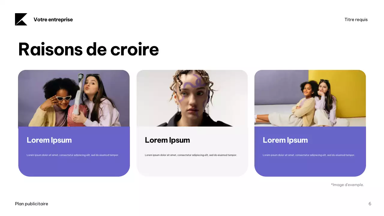 Document sur le plan de publicité moderne de la marine