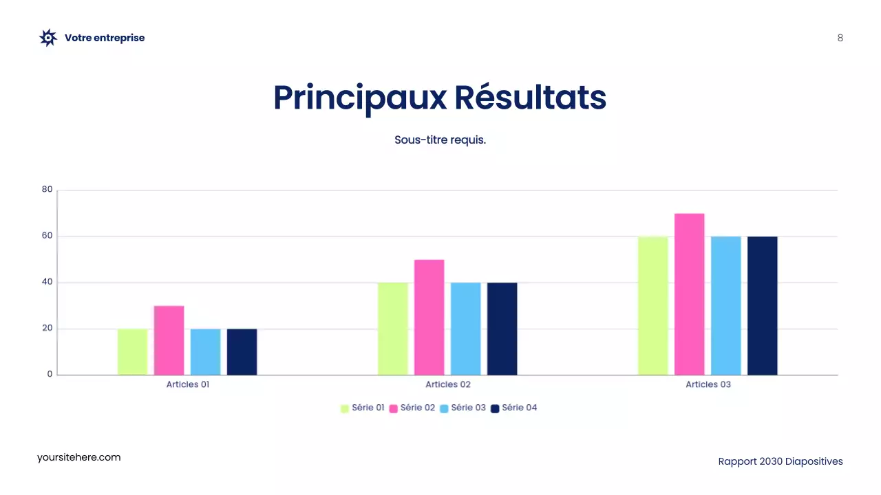 Rapport sur la publicité de Blue Abstract
