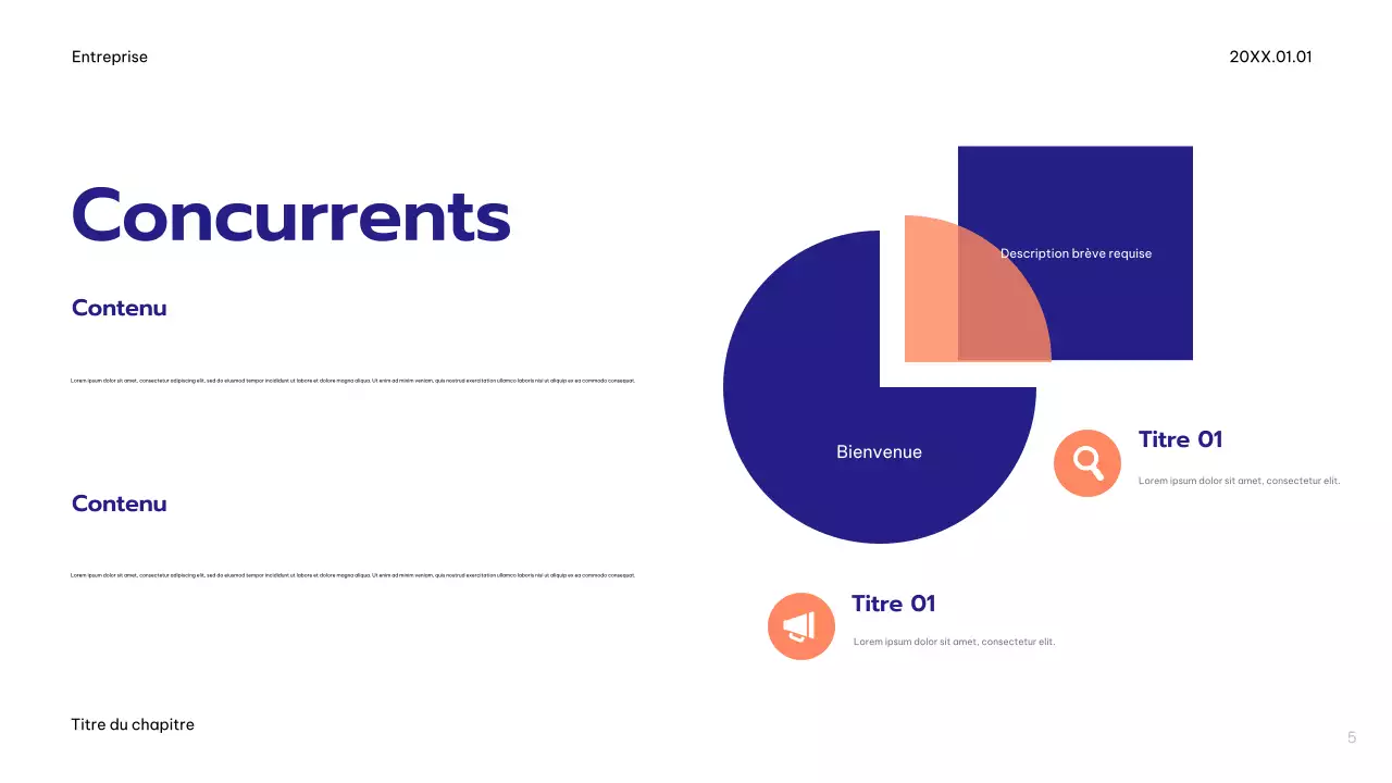 Plan de publicité moderne bleu