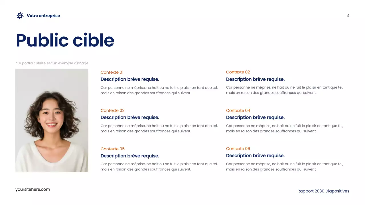 Rapport sur la publicité de Blue Abstract