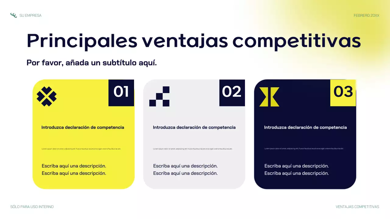 presentación de la startup navy modern