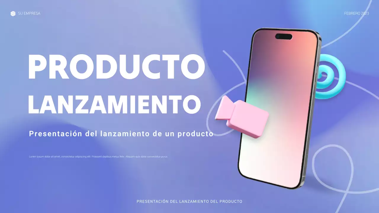 anuncio de blue modern tech