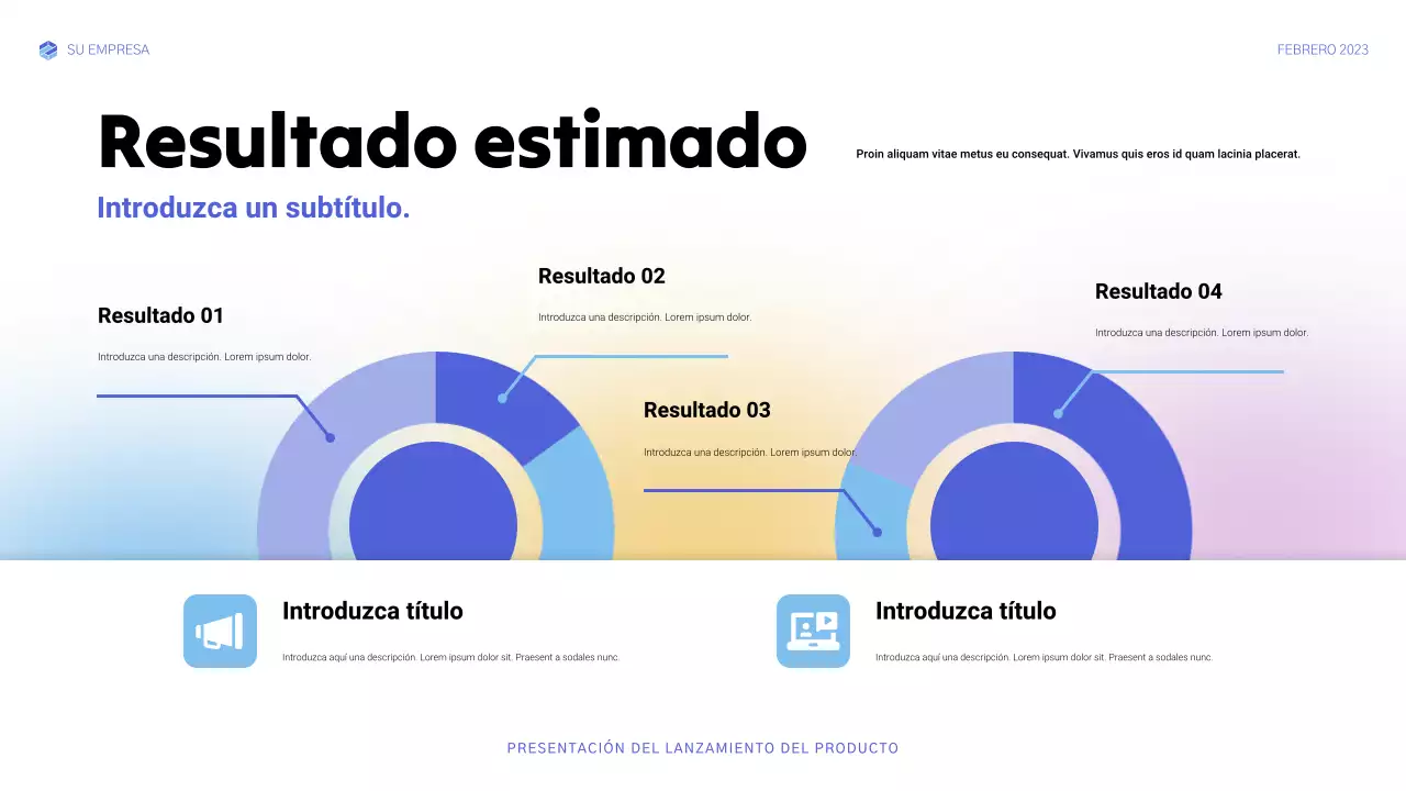 anuncio de blue modern tech