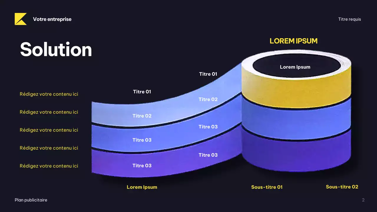 Document sur le plan de publicité moderne de la marine