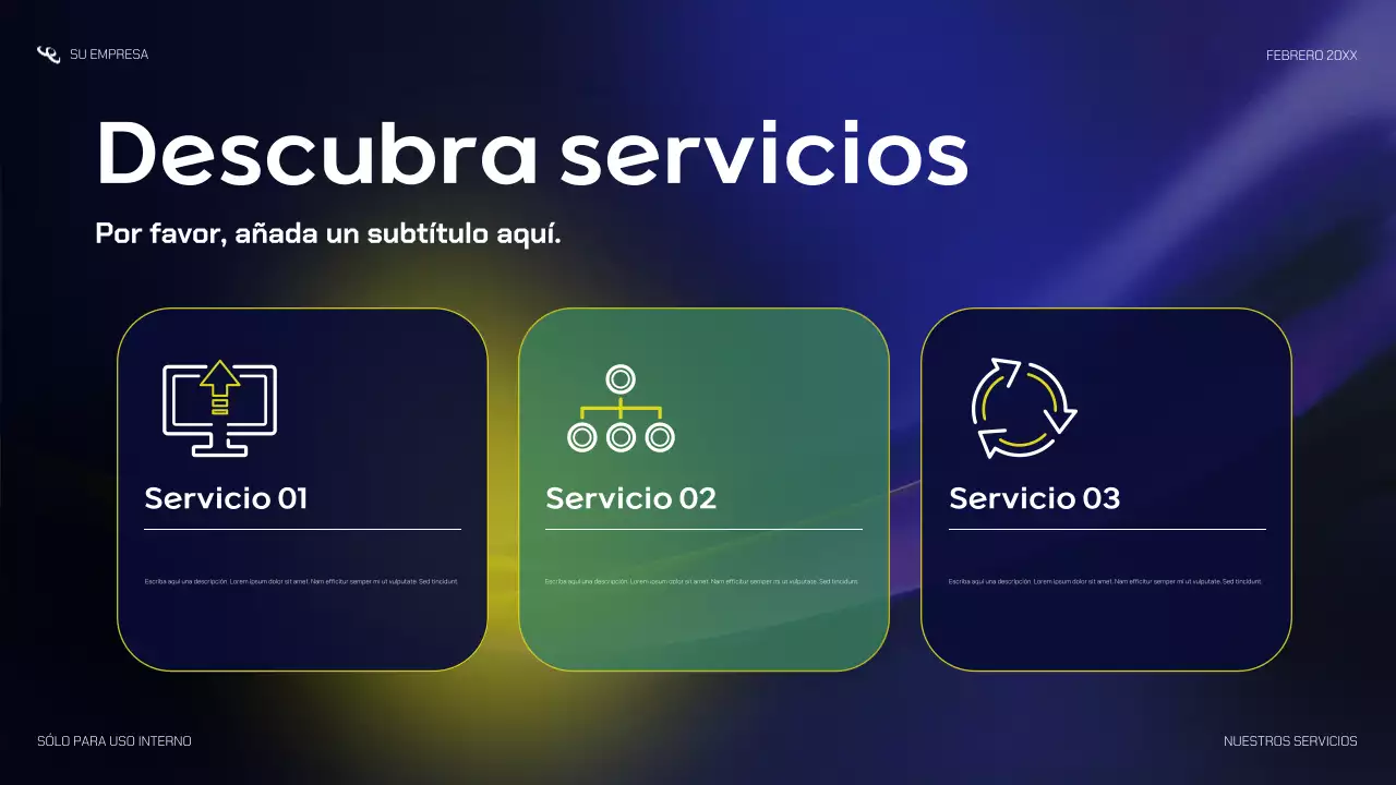 presentación de la startup navy modern