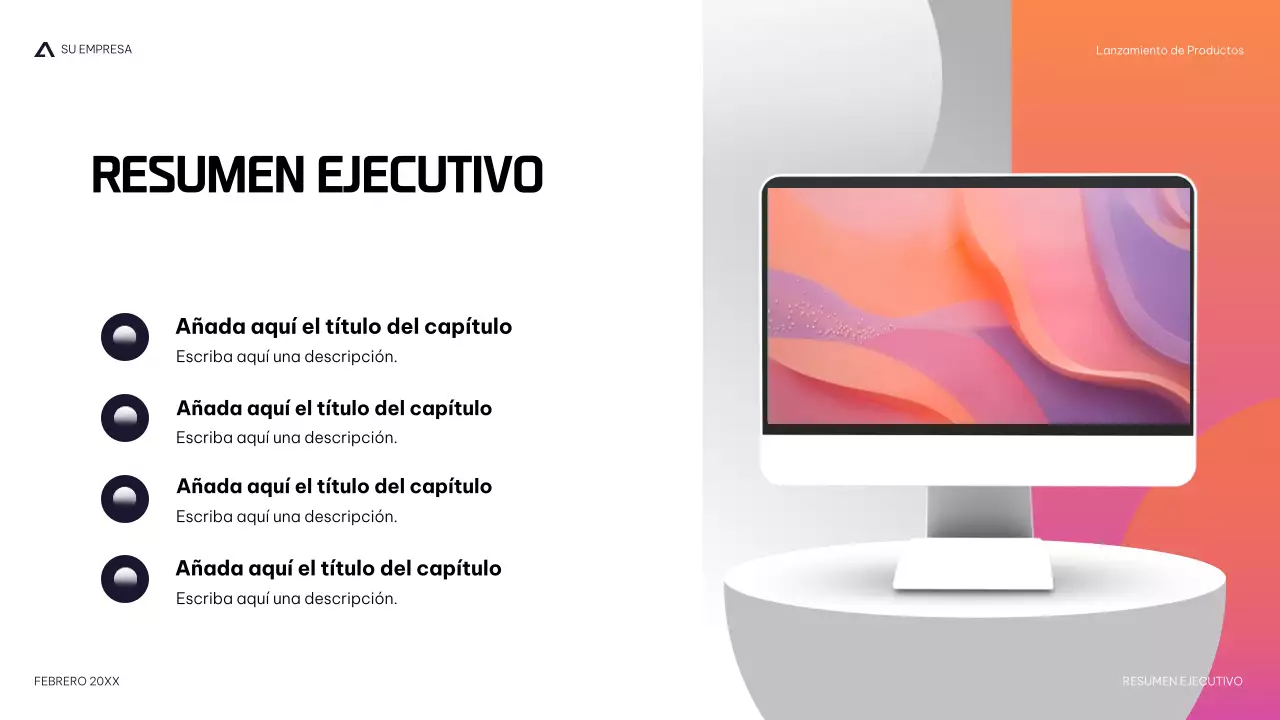 moderna presentación de productos navy