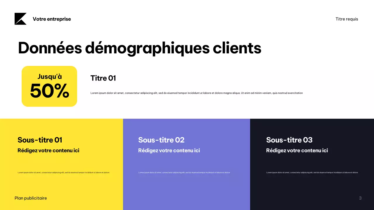 Document sur le plan de publicité moderne de la marine