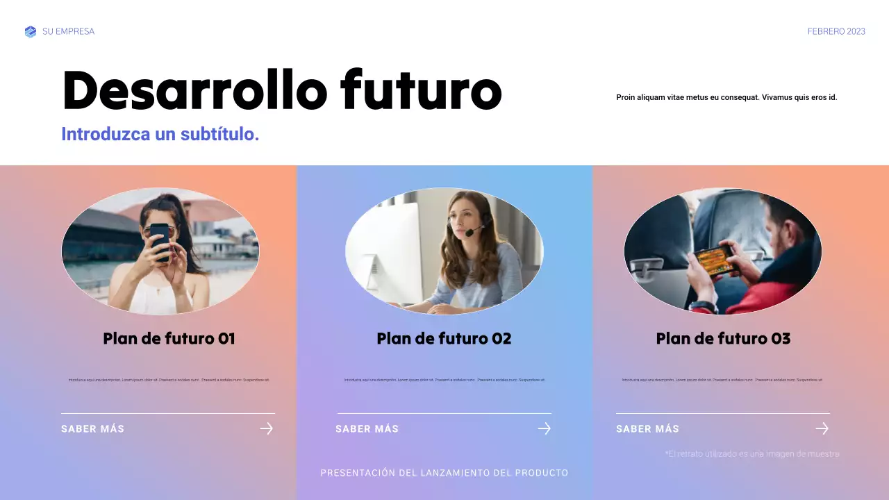 anuncio de blue modern tech