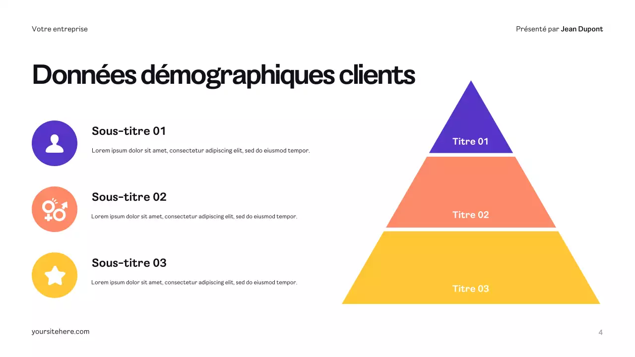 Plan de publicité moderne jaune